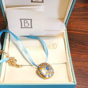 NIB Bernardaud porcelain 18" necklace